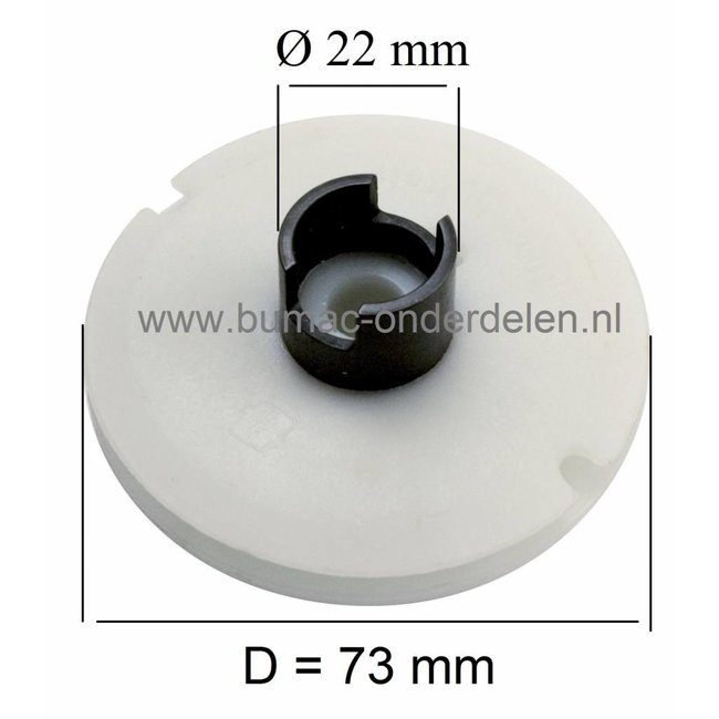 Startpoelie voor Husqvarna 61 - 181 - 266 Kettingzaag, Starterpoelie voor Husqvarna - Mc Culloch - Partner - Jonsered Kettingzagen - Motorzagen, Koordpoelie, Starter Koord Rol Poelie, Starterkoord Pouly, Starterdelen voor Kettingzaag - Motorzaag