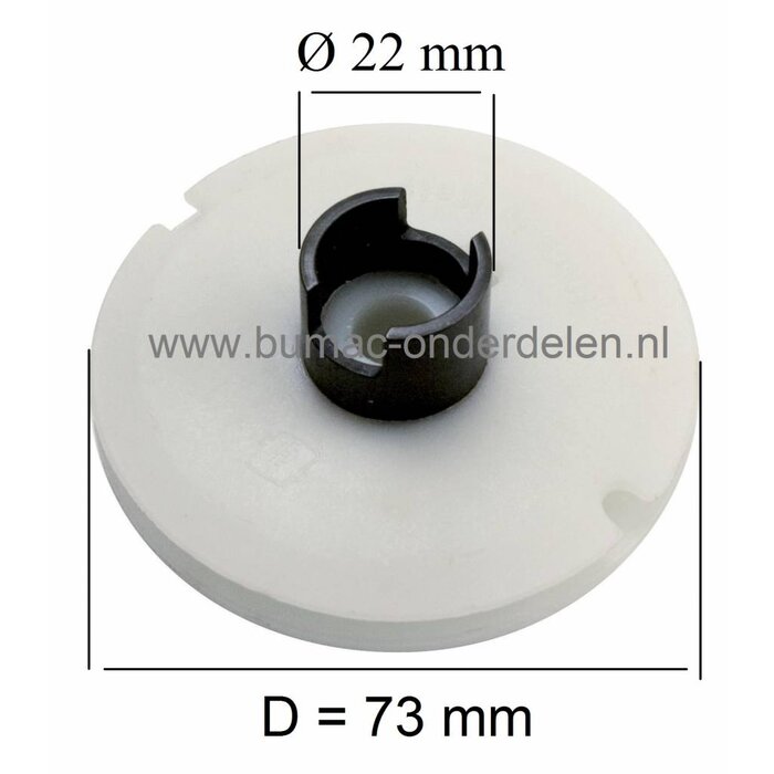 Startpoelie voor usqvarna 61 - 181 - 266 Kettingzaag, Starterpoelie voor Husqvarna - Mc Culloch - Partner - Jonsered Kettingzagen - Motorzagen, Koordpoelie, Starter Koord Rol Poelie, Starterkoord Pouly, Starterdelen voor Kettingzaag - Motorzaag