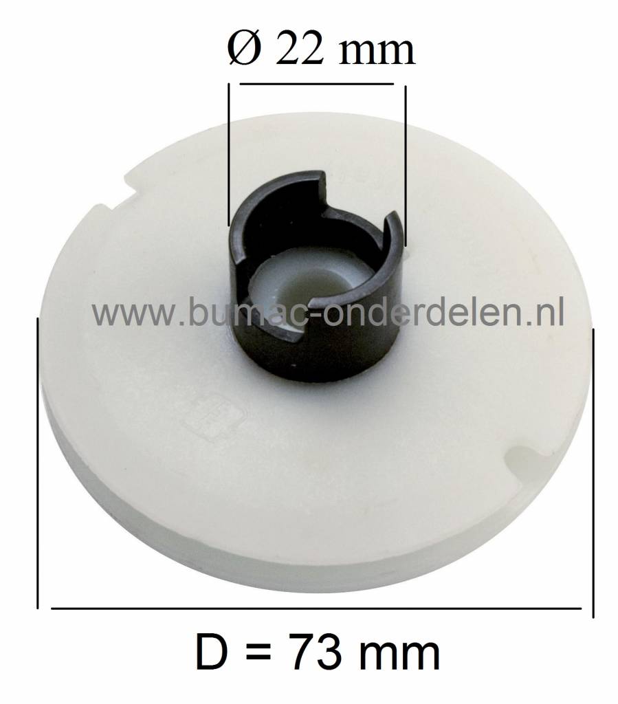 Startpoelie voor usqvarna 61 - 181 - 266 Kettingzaag, Starterpoelie voor Husqvarna - Mc Culloch - Partner - Jonsered Kettingzagen - Motorzagen, Koordpoelie, Starter Koord Rol Poelie, Starterkoord Pouly, Starterdelen voor Kettingzaag - Motorzaag