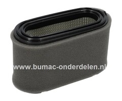 Luchtfilter met voorfilter voor motor op Stiga, Castelgarden, Alpina, Mountfield grasmaaier, trilplaat, waterpomp, generator, 1328H, 84H7050, 98SD7050, AT272HA, BA140G72H, BT84X, CG98SD, FW38GL,GBTRAC884M, LA140G98, MTF84H, SD98X, VT985, XD150, XF140