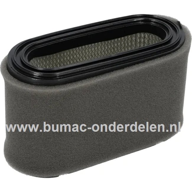 Luchtfilter met voorfilter voor motor op Stiga, Castelgarden, Alpina, Mountfield grasmaaier, trilplaat, waterpomp, generator, 1328H, 84H7050, 98SD7050, AT272HA, BA140G72H, BT84X, CG98SD, FW38GL,GBTRAC884M, LA140G98, MTF84H, SD98X, VT985, XD150, XF140