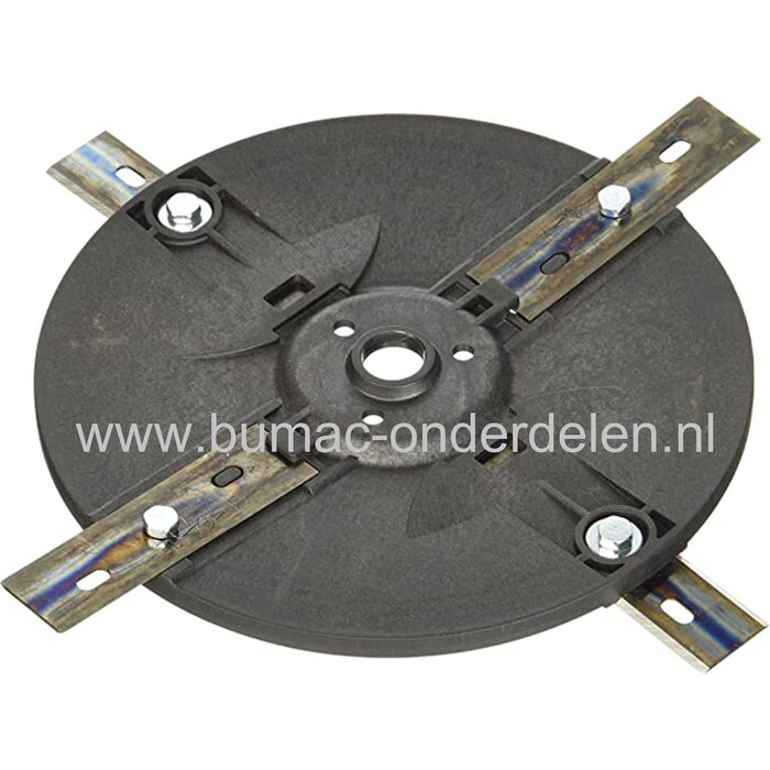 Messenschijf 220 mm compleet voor Alko - Solo robot grasmaaier, Robolinho 700 I en 700 E meshouder met 4 Maaimessen, robomaaier, maairobot, Gras maaier, onderdeel, 700I en 700E , onderdeel