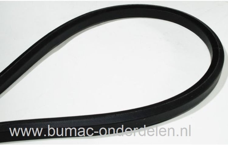 Zeskantsnaar BB120.25 voor aandrijving van de maaimessen van diverse merken zitmaaier, frontmaaier, tuintrekker, zero turn maaier, zeskantriem, aandrijfriem, aandrijfsnaar, onderdeel