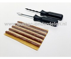 Reparatieset voor tubeless band, prop schieten, 2 - 4 PLY banden, reparatiekit, onderdeel