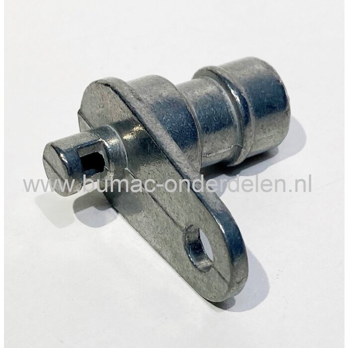 Schoonmaak nippel van gietijzer voor Husqvarna, Lazer, Jonsered, Mcculloch, Partner, Snapper, Wizard, Zenoah maaidek, voor reinigen van zitmaaier maaihuis, tractor, tuintrekker, zero turnmaaier, waternippel, wateraansluiting maaidek, ijzeren aansluitnippe