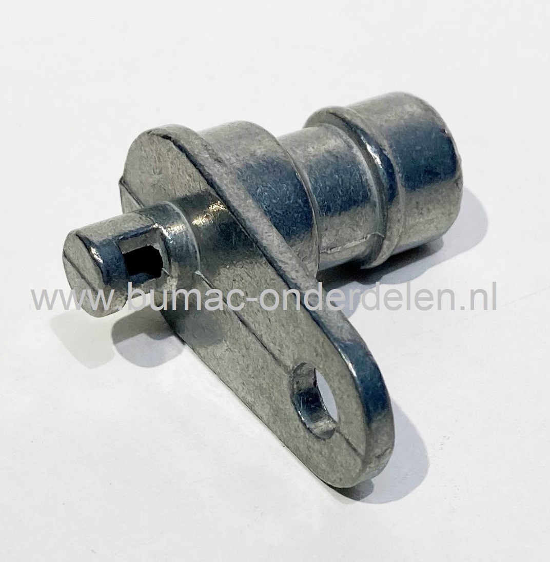 Schoonmaak nippel van gietijzer voor Husqvarna, Lazer, Jonsered, Mcculloch, Partner, Snapper, Wizard, Zenoah maaidek, voor reinigen van zitmaaier maaihuis, tractor, tuintrekker, zero turnmaaier, waternippel, wateraansluiting maaidek, ijzeren aansluitnippe