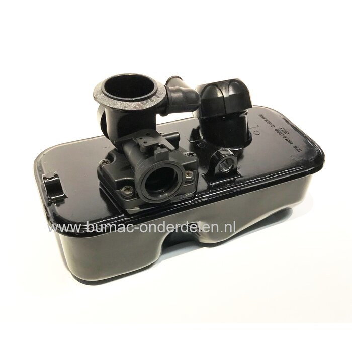 Carburateur Voor Briggs and Stratton BS12004 met Tank Compleet voor Classic - Sprint en Quattro Motoren, Benzinetank met Carburateur 5208068 + Tank Compleet, Benzinetank met Primer voor Directe inspuiting van de Benzine