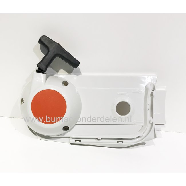 Handstarter voor Stihl TS700, TS800 Motorslijpers, Doorslijpmachines, Stihl Complete Handstarters voor Bandenzaag TS 700, TS 800, Repeteerstarters Compleet, Stihl Starterdelen Bandenslijpers, Doorslijpers, Koordrolstarters, Trekstarters onderdeel