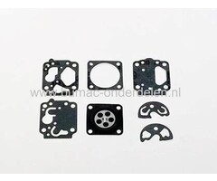 Membraan reparatieset voor Teikei carburateur op Kawasaki TH48, Elite 4700, Robin, Shindaiwa B530, bosmaaier, trimmer, bermmaaier, dichtingsset, pakkingsset, membraanset, TH 48, B 530, onderdeel