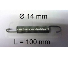 Veer voor Castelgarden - Stiga - Mountfield - Honda - Viking Zitmaaier - Frontmaaier - Trekker Trekveer Veer voor F72 - Estate Senator - TwinCut - TC - TCP - TCR - XT - XX - PT - XHX Serie  Zitmaaier met met 72 of 122 Cm Maaibreedte, onderdeel