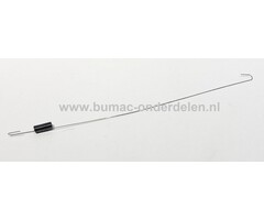 Regulateurveer Honda GX240, GX270 motor met horizontale krukas op generator, aggregaat, trilplaat, waterpomp, tuinfrees, houtversnipperaar, veer tussen gashendel en regulateurarm, GX 240, GX 270, onderdeel