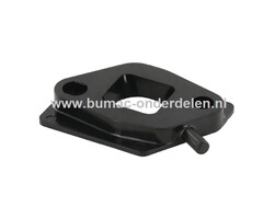 Isolator voor carburateur Honda GXV160A motor op grasmachine, loopmaaier, veegmachine, houtversnipperaar, kloofmachine, tuinfrees, GXV 160A, tussenring voor carburateur, onderdeel