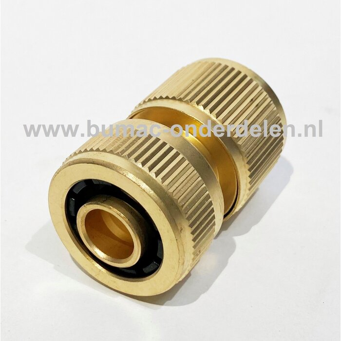 Messing Snelkoppeling voor 1/2" Waterslang, Tuinslang, Snelkoppelingen voor Slang 12,7-13 mm, Klikkoppeling voor Waterslang, Clickkoppeling voor Sproeier, Onderdeel