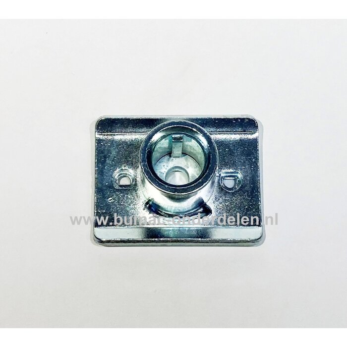 Meshouder met vaste spie voor Scheppach MS16146, TT16146, MS22553E, MS22553, MP14046, MS19651, MS19651E grasmaaier, loopmaaier, cirkelmaaier, maaimeshouder, mesnaaf, MS161-46, TT161-46, MS225-53E, MS225-53, MP140-46, MS196-51, MS196-51E, onderdeel