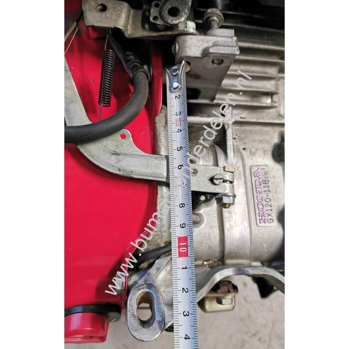 Benzinetank voor Honda GX120 QX4 Motor met Horizontale Krukas op Hogedrukreiniger,  Aggregaat, Trilplaat, Houtversnipperaar, Tuinfrees, Waterpomp, Generator GX120QX4, onderdeel