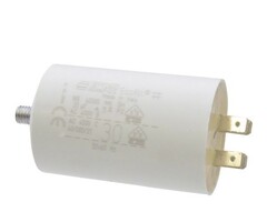 Condensator 30µF-450V voor Elektromotor Hakselaar, Hogedrukreiniger, Waterpomp, Generator, Aggregaat, Krachtmotor, Honda, Yanmar Startcondensator Elektro Motor