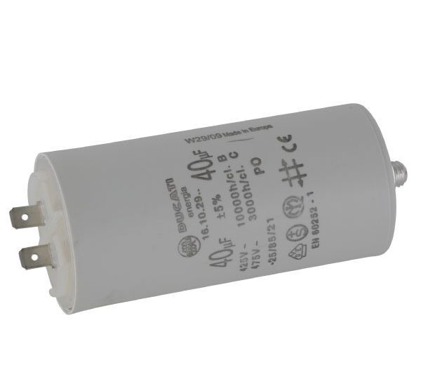 Condensator 40µF-450V voor Elektro Motor Hakselaar, Hogedrukreiniger, Waterpomp, Generator, Aggregaat, Start Condensator, Krachtmotor, Honda, Yanmar, onderdeel