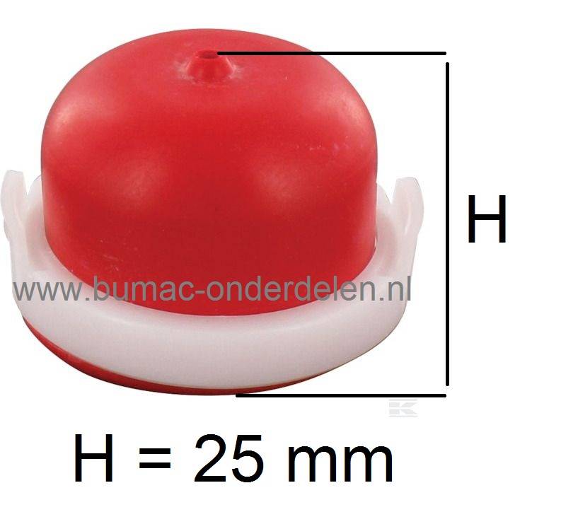 Primer - Balg voor Briggs & Stratton Motor op Grasmaaier, Briggs and Stratton Motor Spirit 450 serie 125 cc, 08P502, 09P702