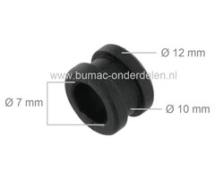 Doorvoerrubber STIHL 029 - 034 - 036 - 039 - 044 - 046 - 064 - 066 - FR350 - FR450 - FR480 - FR480C - FC55 - KM55 - BT120 - BT121 - HL45 - HS45, Kettingzaag - (Ruggedragen) Bosmaaier - Strimmer - Kantensnijder - Grondboor - Multitool - Heggenschaar