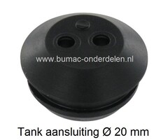Doorvoerrubber Stiga - CastelGarden Bosmaaier - Strimmer ST29S - BC29S - XR29S - SB29DS - MT2501 - SB35DS - SB43DS - SB43FS - SB51S - SB51DS - SB51FS, Castelgarden XB35DS - XB43DS - XB43FS - XB51FS, Alpina BC35DS - BC43DS - BC43FS - BC51FS, Mountfield MB5