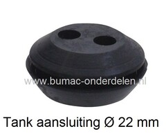 Doorvoerrubber Stihl Motorzaag - Kettingzaag - Bosmaaier - Heggenschaar - Bladblazer - Bandenslijper - Doorslijper, Door Voer Rubber voor Benzineslang