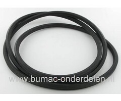 Zeskantsnaar AA109 voor maaidek aandrijving Stihl - Viking - Emak zitmaaier - frontmaaier - tuintrekker, MT6127ZL, MT6127KL, MT6127ZLKL, MT61120ZL, MT61120, MT61120C, zeskantriem, aandrijfriem, MT6127 ZL, MT6127 KL, MT6112.0ZL, MT61120C, onderdeel