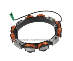 Laadspoel 5/9 Ampere voor Briggs and Stratton motor op zitmaaier, frontmaaier, tuintrekker B&S dynamo, onderdeel