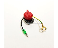Stopschakelaar voor Loncin - Honda motoren G160F, G200F, LC168F1, LV168F2, LC168F2H Kantensnijder, Aggregaat, Trilplaat, Waterpomp, Tuinfrees, Generator, onderdeel, G 160 F, G 200 F, LC 168 F 1, LC 168 F 2, LC 168 F 2H, aan - uit schakelaar