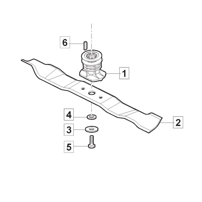 Maaimes 52,5 Cm voor Castelgarden, Stiga, Mountfield, Alpina Grasmaaiers, Benzinemaaiers, Cirkelmaaiers, Mulchmes GGP, STIGA Profi 5315SCE, MP1554, PM554TBX, CASTELGARDEN XS55, MOUNTFIELD SP535, HW531PD
