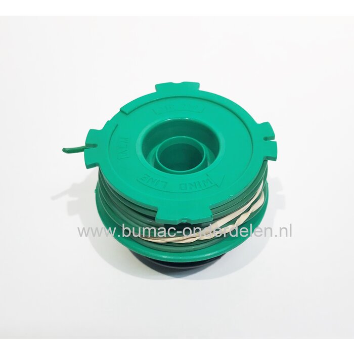 Draadspoel voor McCULLOCH - PARTNER - POULAN - WEED EATER, Strimmer, Featherlite Plus, Featherlite SST, EL8, EL9, EL10, Handystick, XT25, Mac210Enkeldraadspoel, Spoel