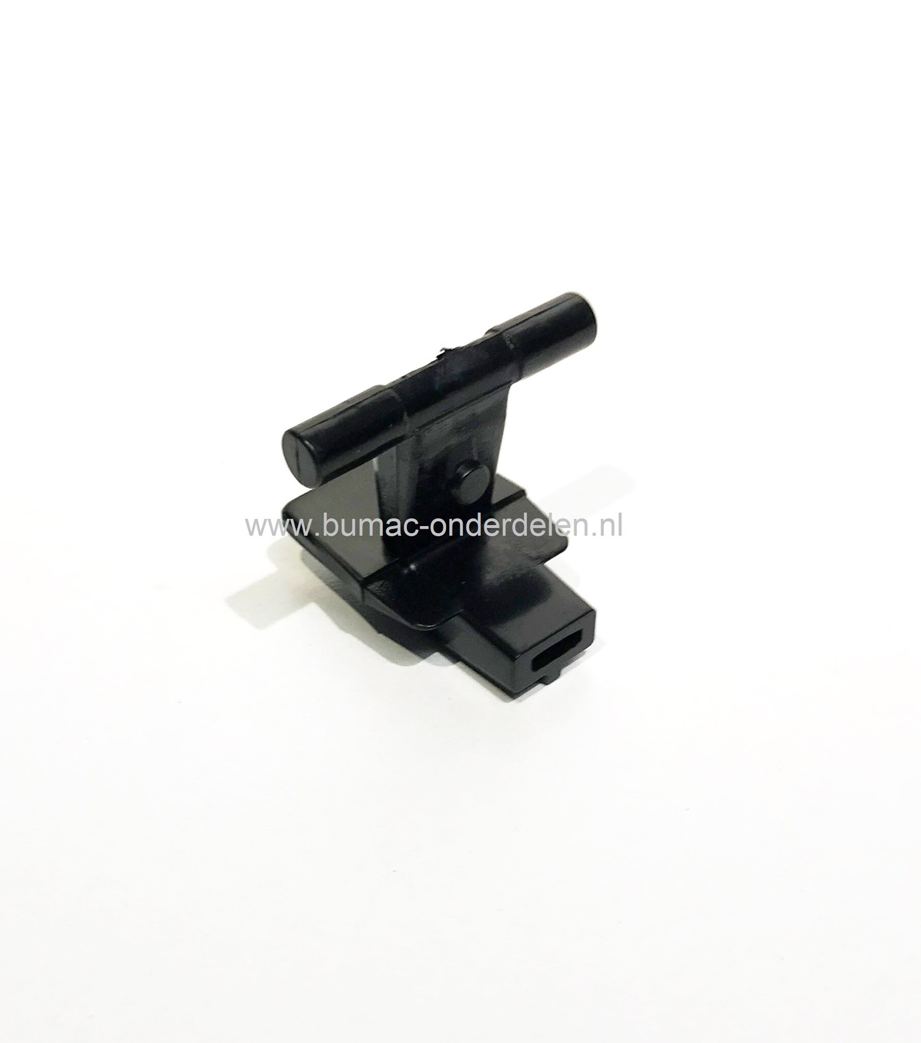 Houder voor hendel Vangbak van Castelgarden, Stiga, Mountfield, Alpina Zitmaaier PDC140, XDC135HD, XDC140, XDC140HD, 1430, 1430H, 3000SH, T30M Tuintrekker met 84 Cm Maaidek, onderdeel voor bediening van schakelaar