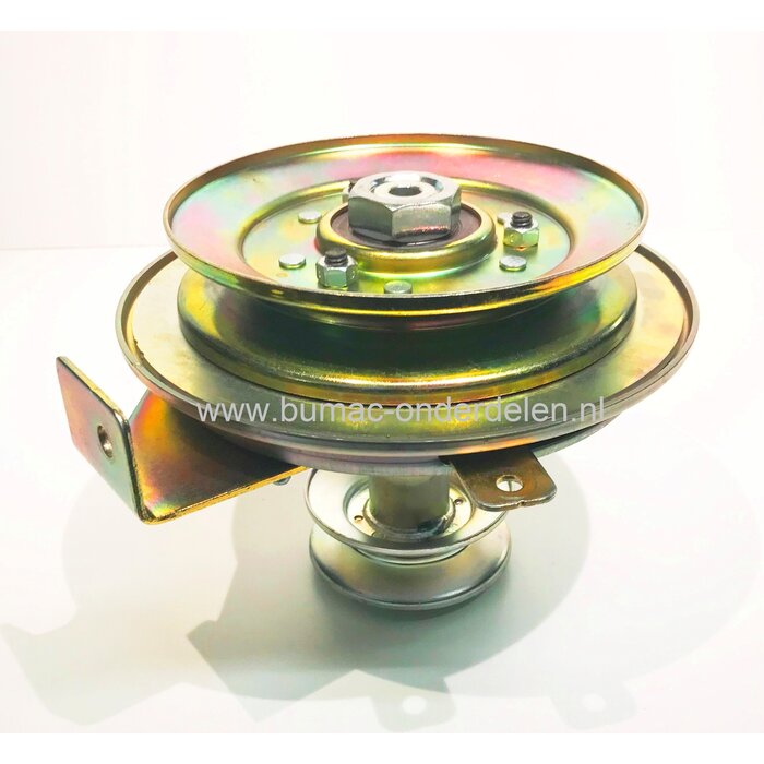 Mechanische Meskoppeling voor MTD, Cub Cadet, Bolens, Yard Man, Gutbrod, Wolf Zitmaaier, Tuintrekker PTO Koppeling voor Inschakelen van de Maaimessen, Mes Inschakelings Koppeling, CC1018AN, Hoogte 168 mm, Aansluiting 25,4 mm