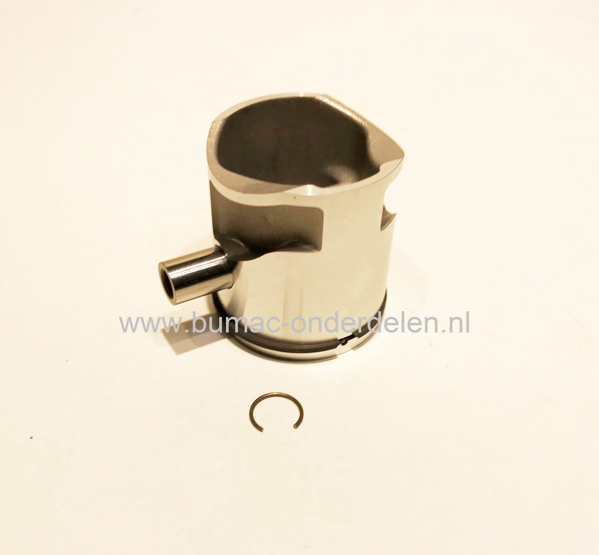 Zuiger set Ø 34 mm voor Stihl MM56 - MM56C multimotor voor gazononderhoud, oppervlaktereiniging, grondbewerking, veegborstel Multitool zuiger met zuigerveer, pistonpen en borgclip, onderdeel MM 56 C, veegmachine, hakfrees, ontmosser, kantensnijder