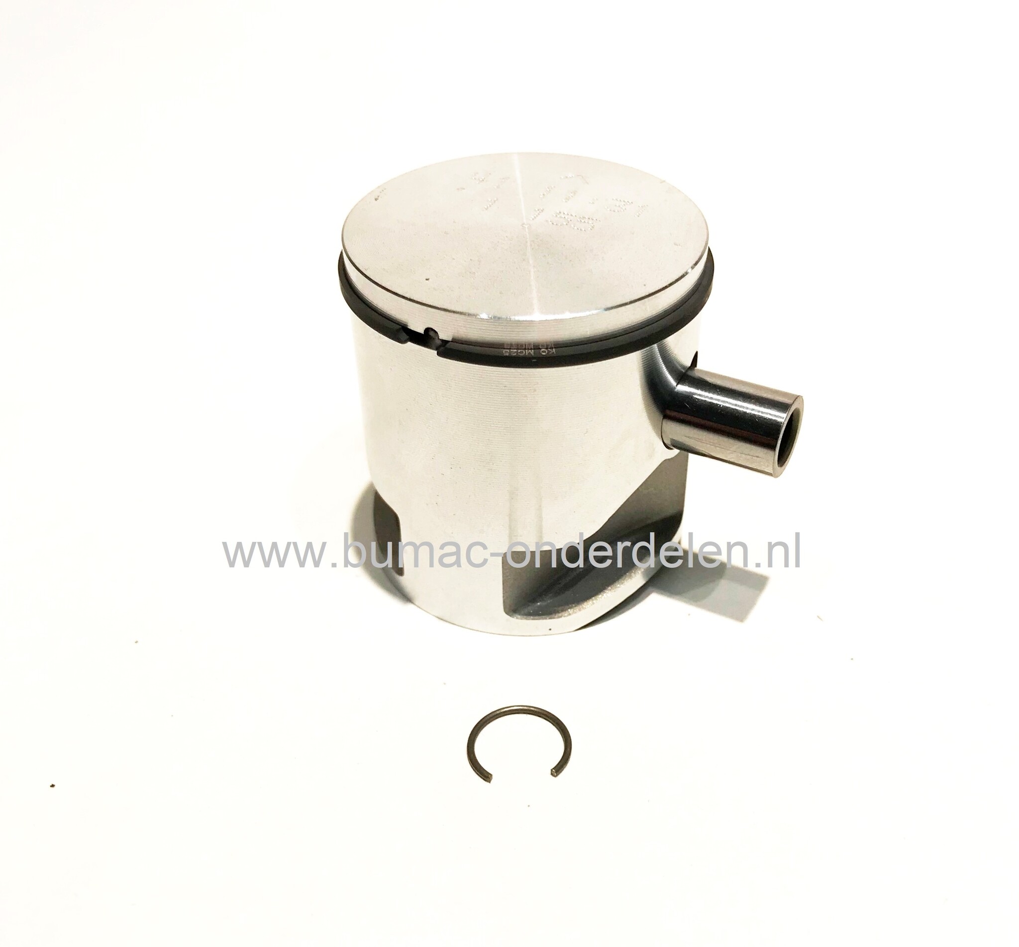 Zuiger set Ø 34 mm voor Stihl MM56 - MM56C multimotor voor gazononderhoud, oppervlaktereiniging, grondbewerking, veegborstel Multitool zuiger met zuigerveer, pistonpen en borgclip, onderdeel MM 56 C, veegmachine, hakfrees, ontmosser, kantensnijder