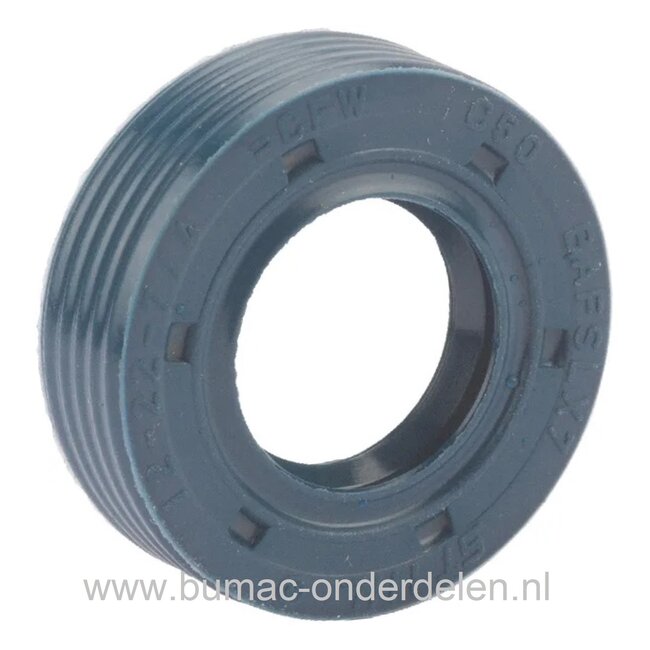 Oliekeerring 12x22x7 mm voor Stihl bosmaaier, heggenschaar, bladblazer, multimotor BG45, BG46, BG55, BG56, BG65, BG66, BG85, BG86, BR45C, BR200, BT45, FC55, FS38, FS40C, FS45, FS50, FS55, FS56, FS70, HL5, HS45, HT56CE, KM55, KM56, SH55, SH56, SH85, SH86,