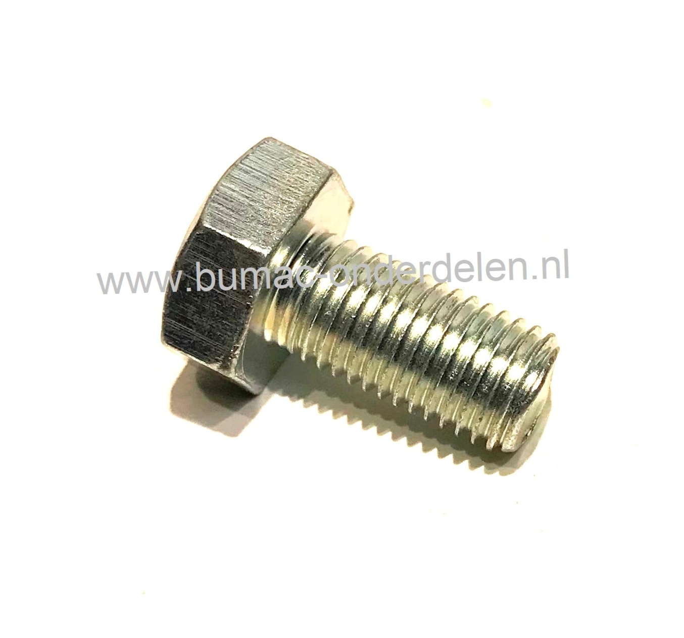 Bout M8x1.25-16 mm Linkse draad voor bosmaaiers, zeskantbout voor montage maaimes op haakse overbrenging Makita, Alko, Stiga, Alpina, Mountfield, Castelgarden, Shindaiwa, MTD, Wolf, Cub Cadet, Hikoki, Hitachi, Dolmar, Stihl, Echo, Tanaka, onderdeel