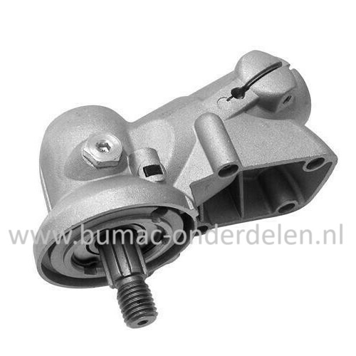 Haakse overbrenging voor Husqvarna 343, 345, 545, Jonsered BC2145, CC2145, CC2245, FC2145S Bosmaaiers, Bermmaaiers, Motorzeisen, McCulloch, Partner, 343F, 343FR, 343FRM, 343R, 345R, 345RX, 345FR, 345RXT, 345RXTAT, Haaksekop, Tandwielkast, Haakseoverbrengi