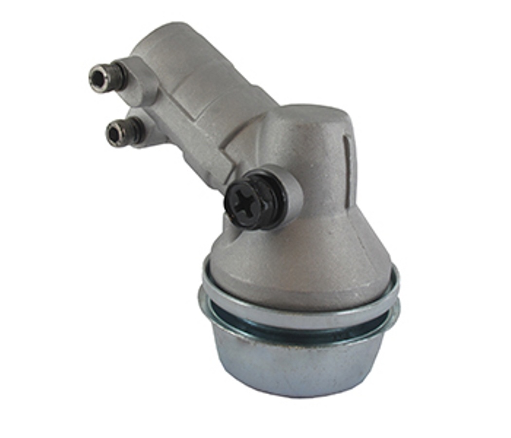 Haakse kop voor Husqvarna, Jonsered, Partner, McCulloch Bosmaaiers, Bermmaaiers, Motorzeisen, Grastrimmers, HUSQVARNA 123LD, 322, 323, 324, 325, 326, 327, 522L, 524, 525, JONSERED BC2125, BCZ2505, BCZ2605, CSA850, GC2225C, GC2125C, GR2126, GT2125, TA1100,