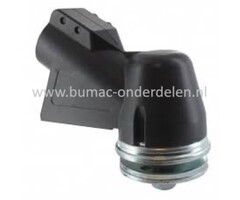 Haakse overbrenging voor Husqvarna 250R, 250RX, 250R EPA, 252RX, 252RX EPA, Jonsered RS40, RS51, RS52, Bosmaaiers, Grastrimmers, Motorzeisen, Bermmaaiers, Haaksekop, Tandwielkast, Partner, McCulloch, 250-R, 250-RX, 250-R-EPA, 252-RX, 252-RX-EPA, RS-40, R