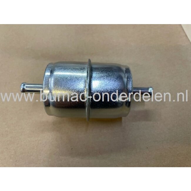 Benzinefilter 6,35x12,5 mm voor Cub Cadet, Kohler, Toro Zitmaaier, Frontmaaier, Tuintrekker,  Greensmaster 3100, Sand Pro 5000, Benzine filter, onderdeel, brandstoffilter aansluiting voor benzineslang 6,35 x 12,5 mm 