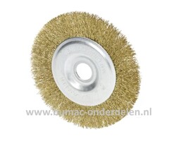 Stalen voegenborstel - Onkruidborstel voor Bosmaaiers, Kantensnijders, Grastrimmers, Bermmaaiers, Metalen borstel voor het reinigen van voegen van tegels, Gloria multibrush