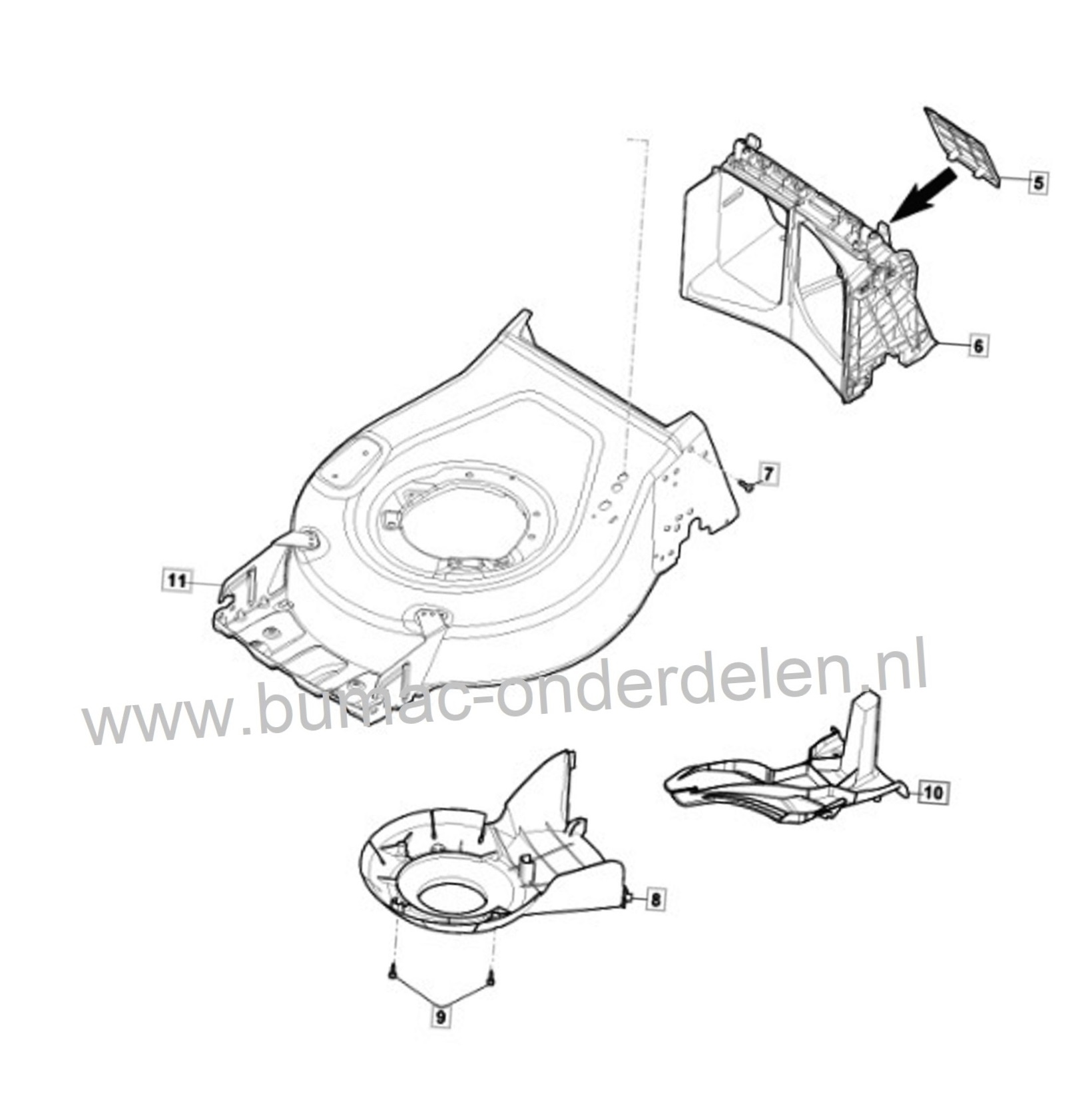 Mulchplug voor Stiga Castelgarden Alpina Mountfield Grasmaaiers Def Onderdelen in en om Huis en Tuin Bevestigingsmaterialen en Aanhanger onderdelen