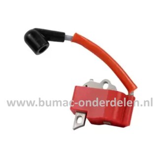 Ontsteking voor Dolmar PS32 en PS35, Makita EA3200 en EA3500 Kettingzaag, Electrische ontsteking, Ontstekingsspoel voor Kettingzagen, Motorzagen van Dolmar PS-32, PS-35 en Makita EA-3200, EA-3500, Electrische ontsteking, Bobine