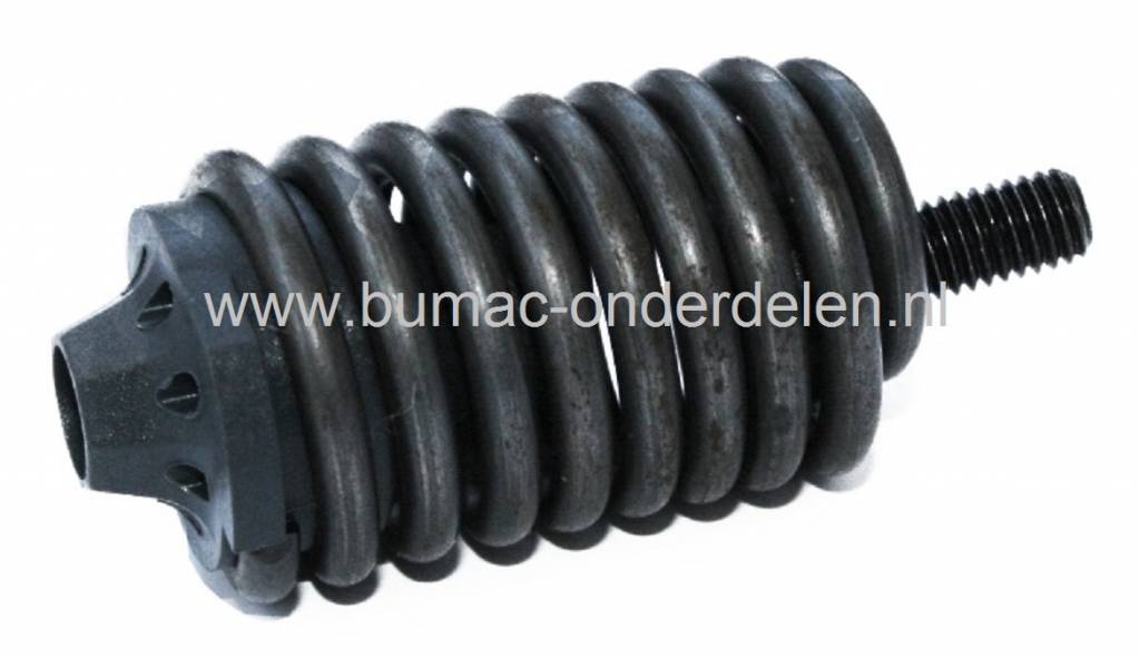 Trillingsdemper voor  Husqvarna, Jonsered 445, 445E, 450, 450E, CS2255 Kettingzaag, Motorzaag Husqvarna, Jonsered, McCulloch, Partner Veer Vibratiedemper, Ophangrubber, Anti Vibratie Demper onderdeel