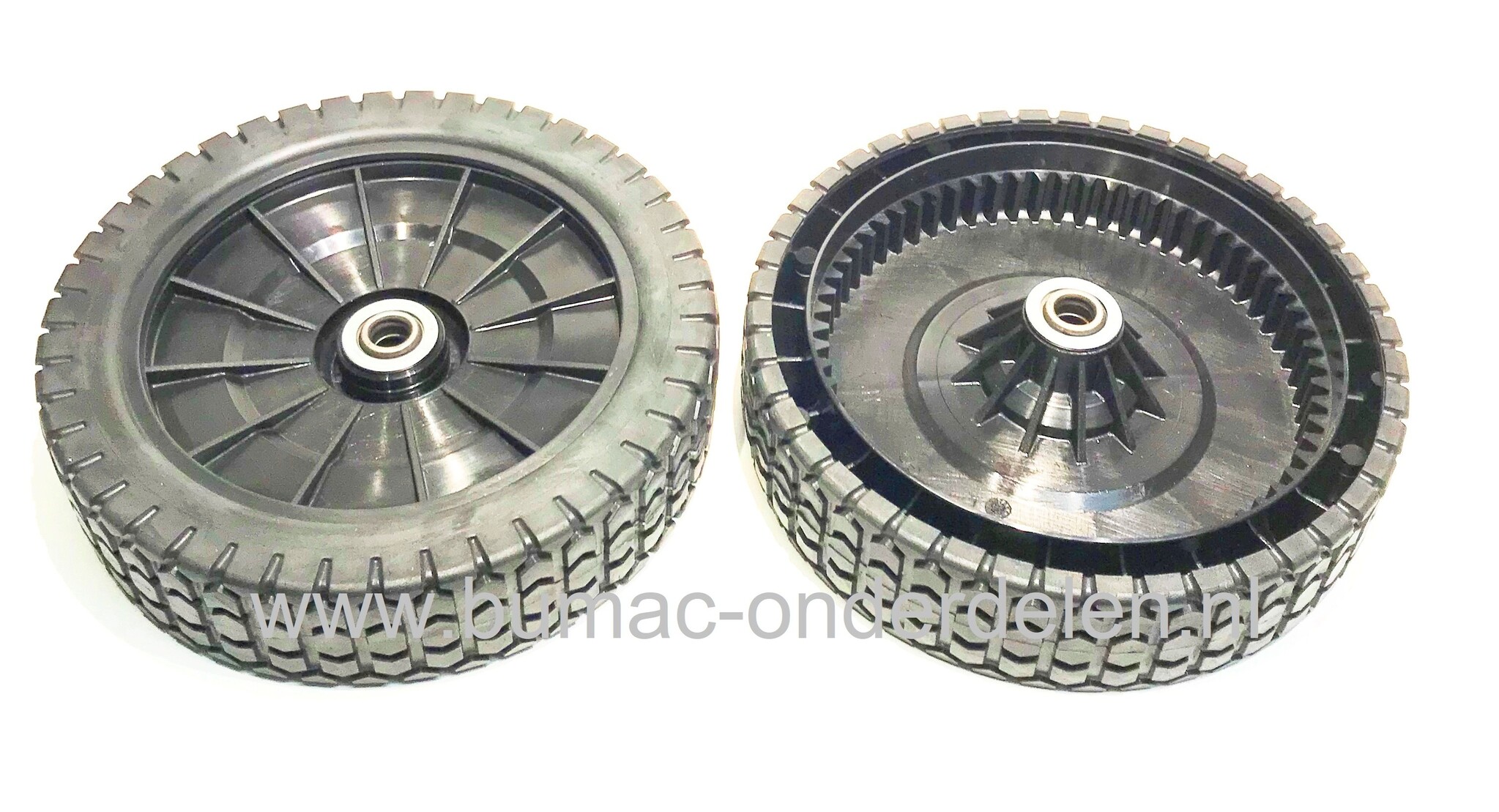 Achterwiel Ø 205 mm met Kogellagers voor Marina Grasmaaiers, Aandrijfwiel voor Marina SP46 Grasmaaier onderdeel, SP 46