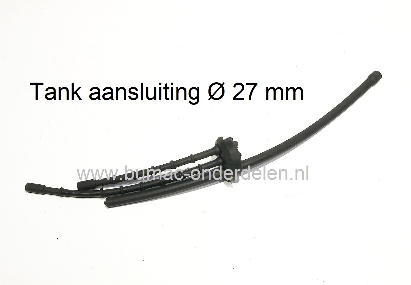 Benzineslang met doorvoerrubber voor Oleo Mac SPARTA37, SPARTA38, SPARTA42, SPARTA44, SPARTA380, SPARTA420, SPARTA440, STARK 37, STARK 38, STARK 42, STARK 44, STARK 3700, STARK 3800, STARK 4200 Bosmaaier - Ketttingzaag brandstofslang voor tank aansluiting