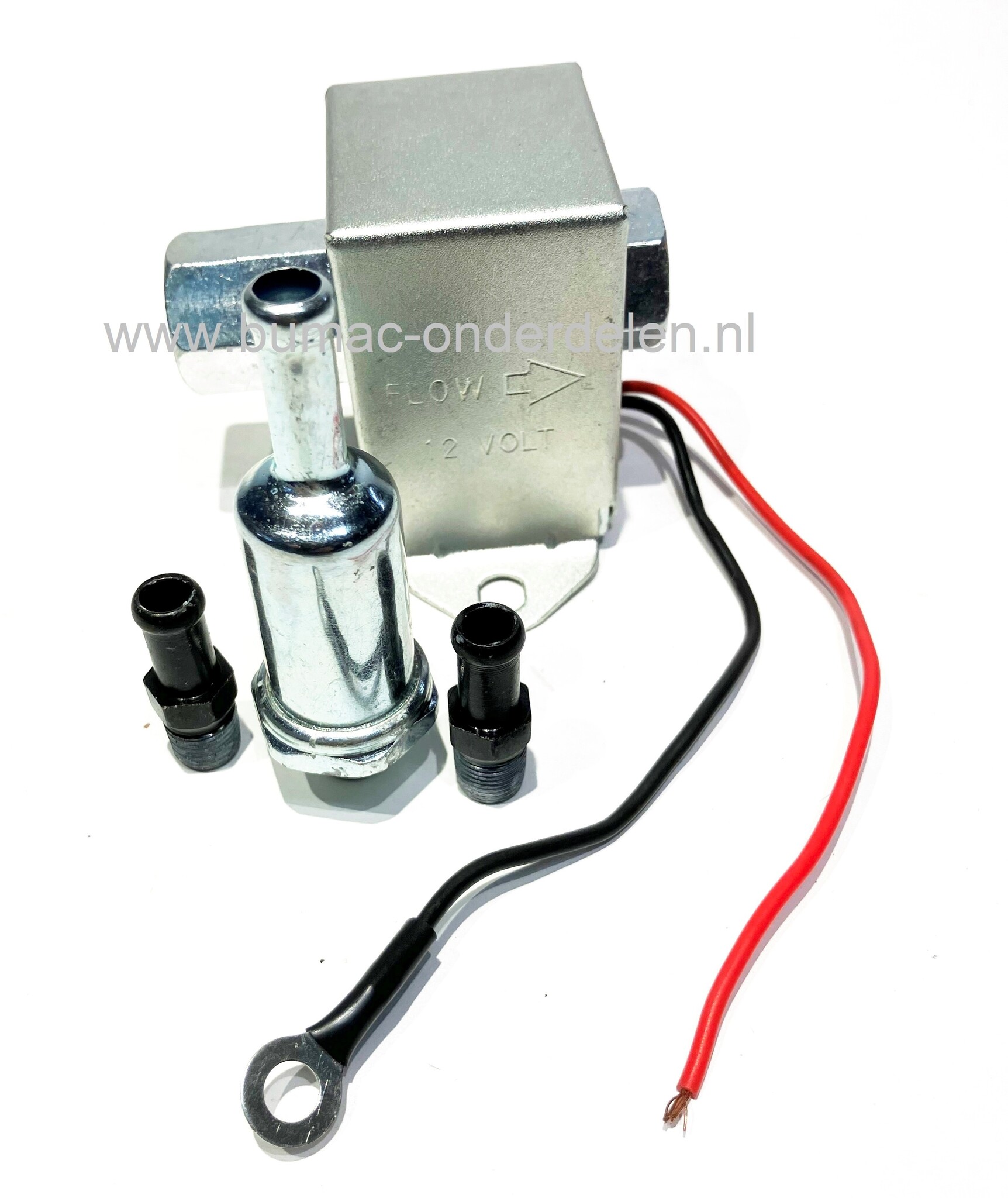 Universele brandstofpomp voor Zitmaaier - Quad - Generator - Trilplaat - Tuintrekker Benzinepomp, Dieselpomp voor 12 Volt Machines, onderdeel, benzine, diesel pomp