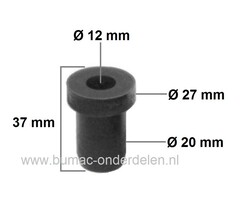 Trillingdemper voor Stihl 034 - 036 - 036QS - MS340 - MS360 - MS360C Motorzaag, Kettingzaag, Vibratiedemper, Ophangrubber, Trillingsdemper, Anti Vibratierubber, Viking