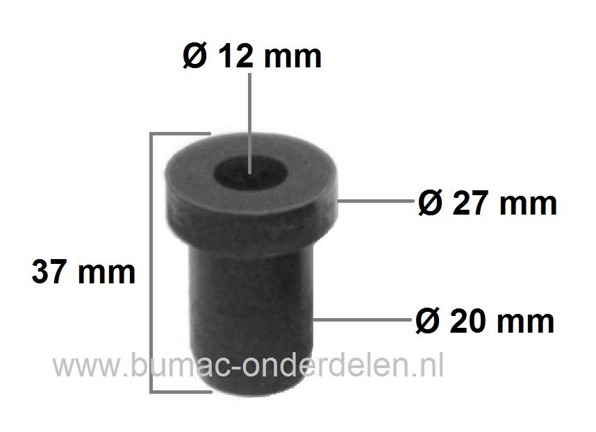 Trillingdemper voor Stihl 034 - 036 - 036QS - MS340 - MS360 - MS360C Motorzaag, Kettingzaag, Vibratiedemper, Ophangrubber, Trillingsdemper, Anti Vibratierubber, Viking