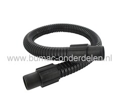 Flexibele buis Lengte 100 Cm voor as stofzuiger 621271 voor opzuigen van Open haard, Pellet kachel, BBQ, Potkachel, Houtkachel as deeltjes, onderdeel